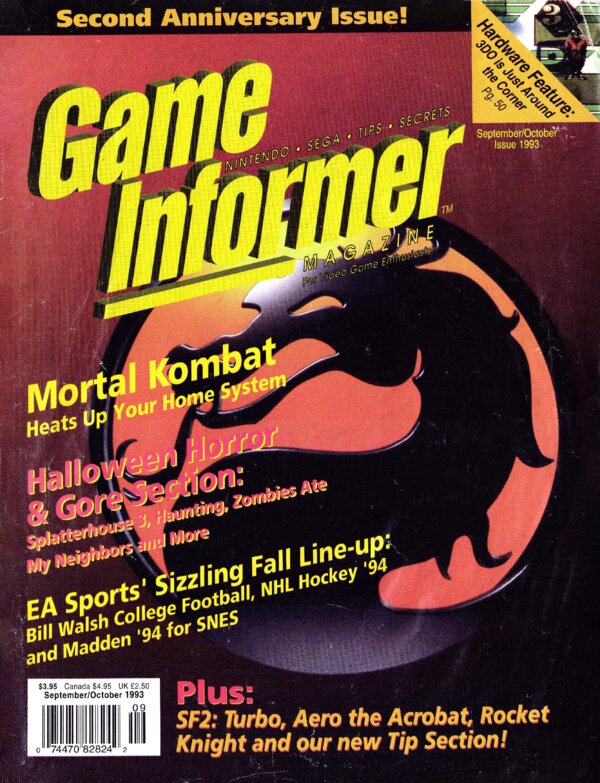 Game Informer Issue 12 (September October 1993) cover